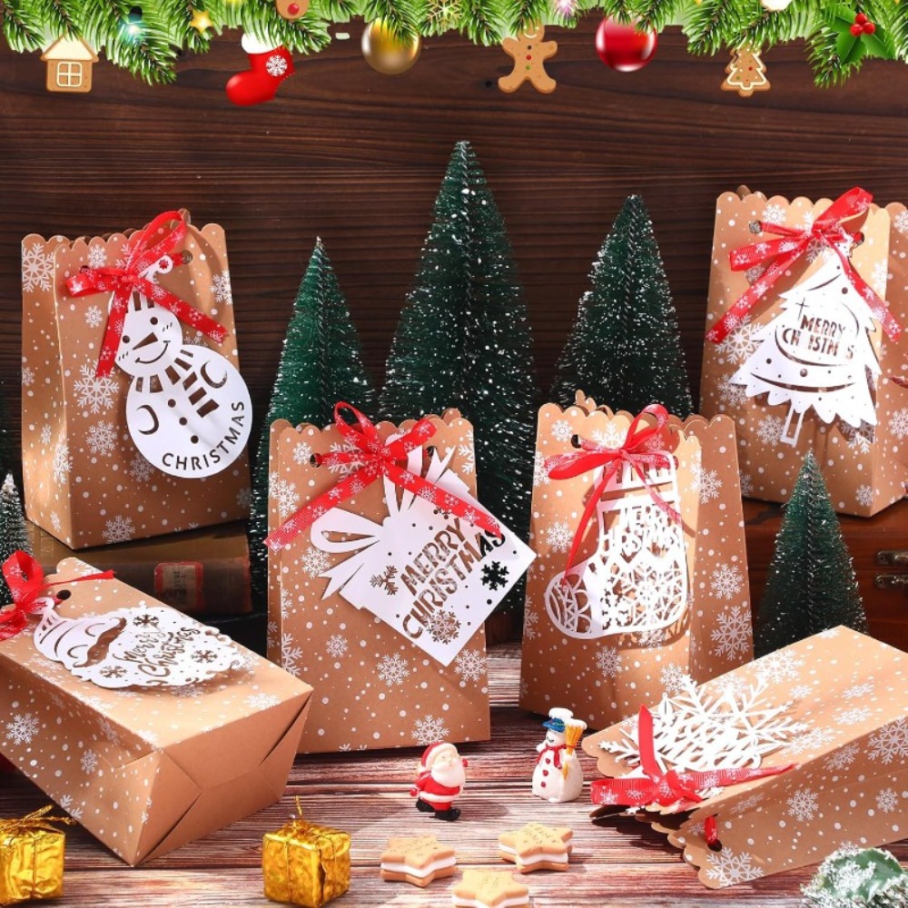 Packaging - 6/12 Pezzi Scatole Regalo di Carta