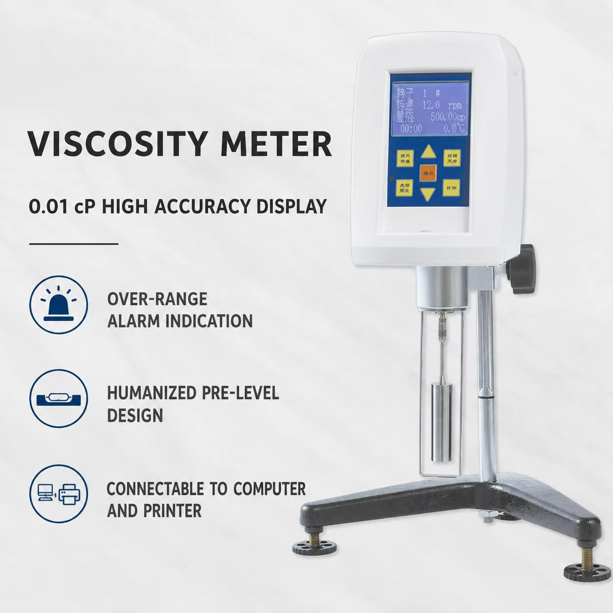 Test Instruments - Viscosimetro Dv2T, Attrezzatura da Laboratorio per