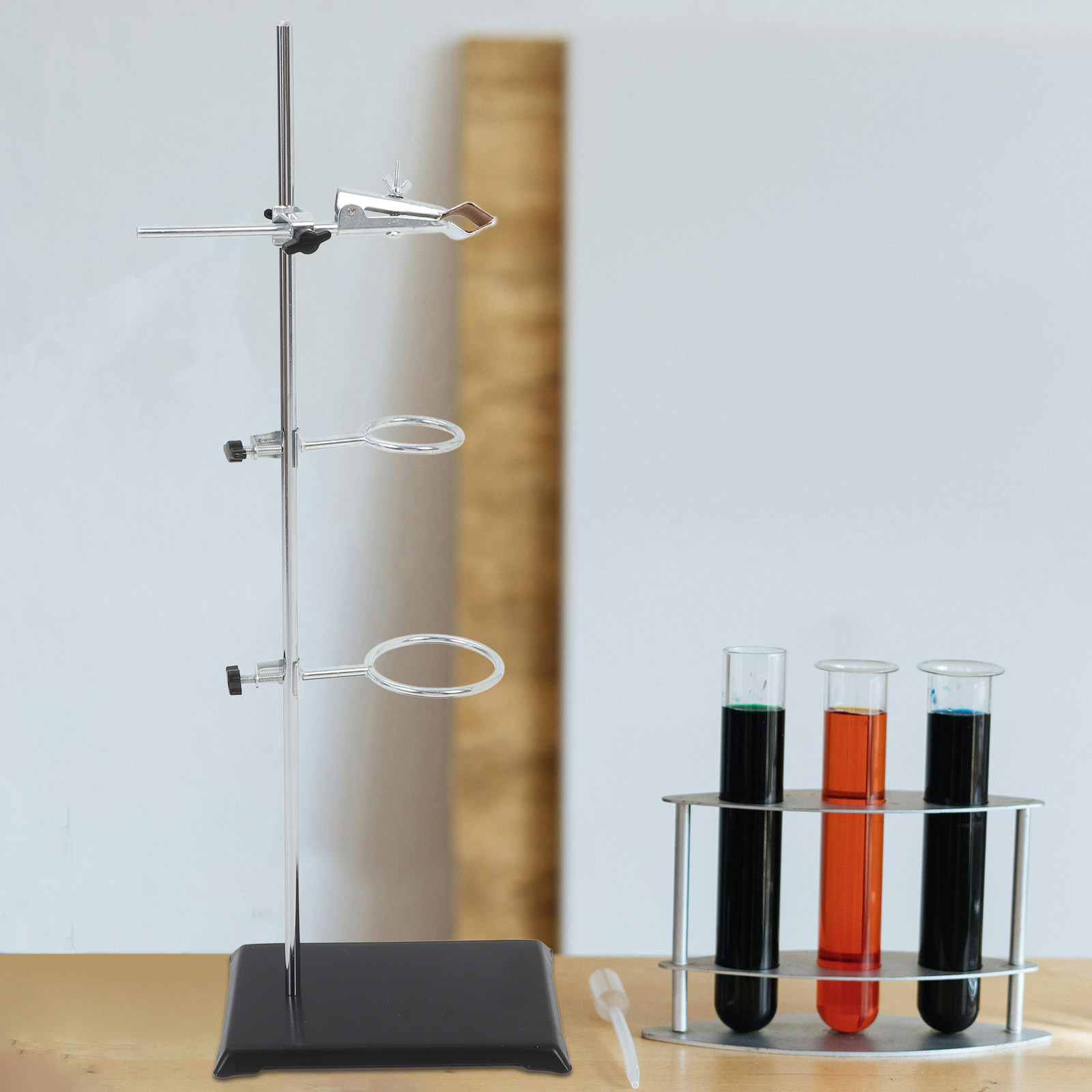 Lab Equipment - Supporto da laboratorio in ferro, anello