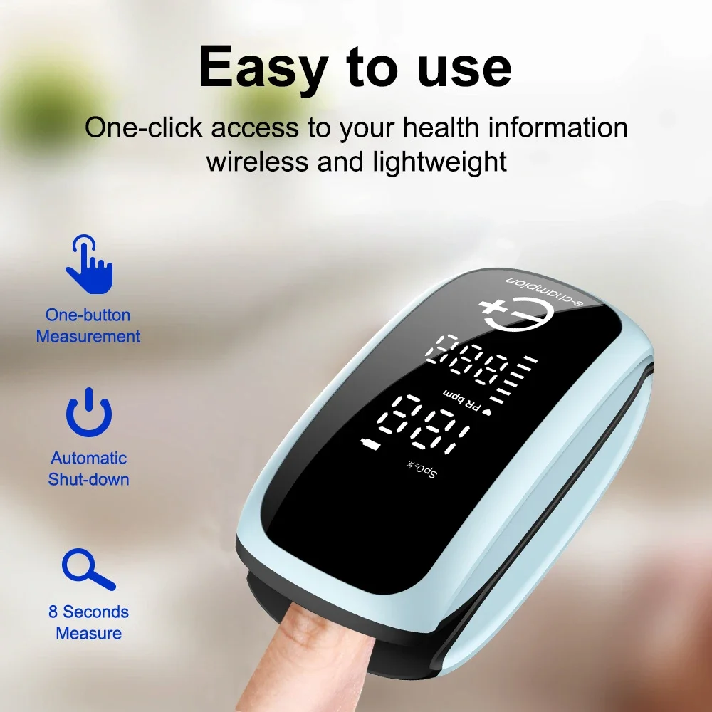 Monitor di saturazione dell'os - Pulse Oximeter Fingertip Rechargeable recensione e prezzo