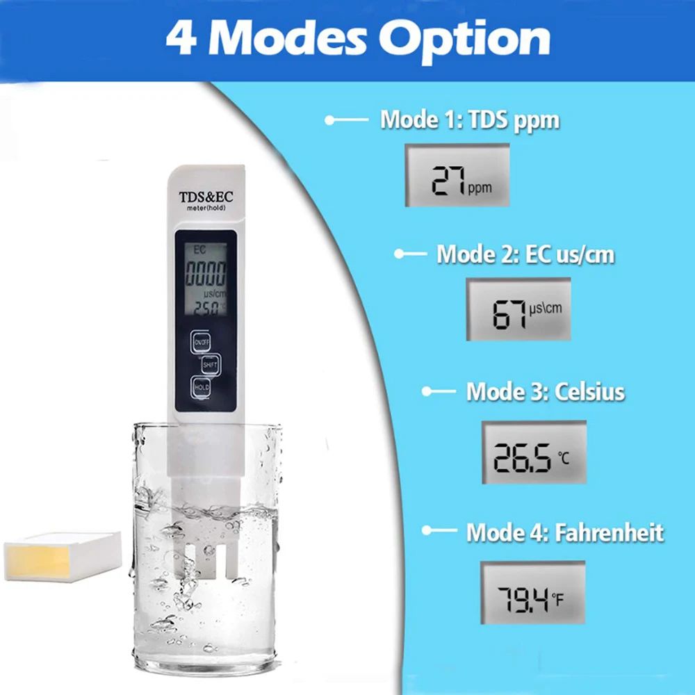 Tester Digitale TDS EC per Acq - Ph Meter Digital Water Tester recensione e prezzo